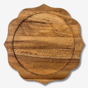 Acacia Wood Charger